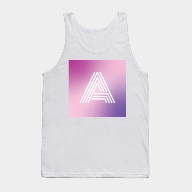 Letter A in Pink Tank Top by HenrisKas